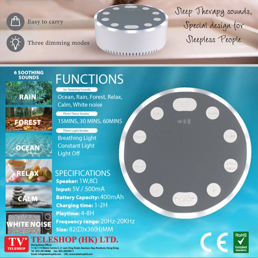 Intelligente luidspreker White - White Noise Machine Sleep recensie en prijs