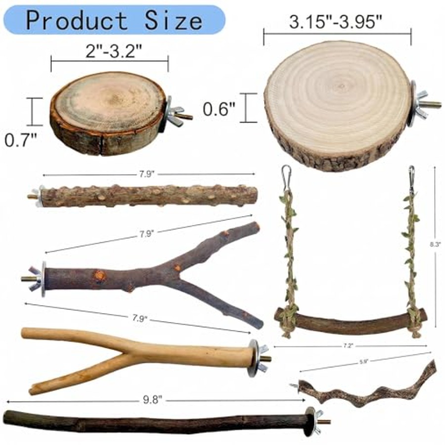 8 stuks natuurlijke houten vog - Health & Wellness Fairs recensie en prijs
