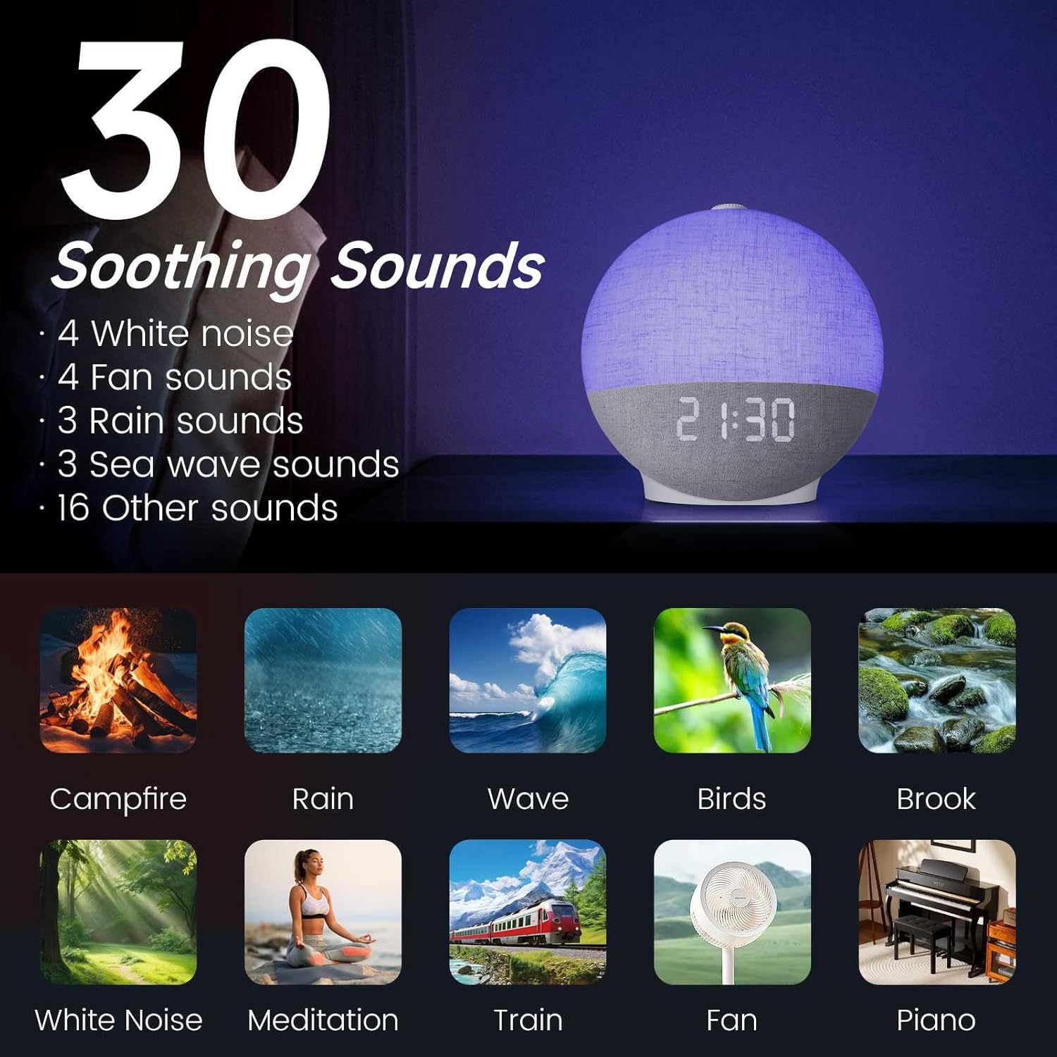 Zonsopgangwekker White Noise S - White Noise Machine Sleep recensie en prijs